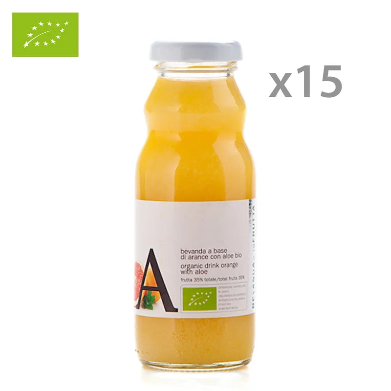Nettare Arance ed Aloe Biologici Italiani (15 bottiglie da 200ml)