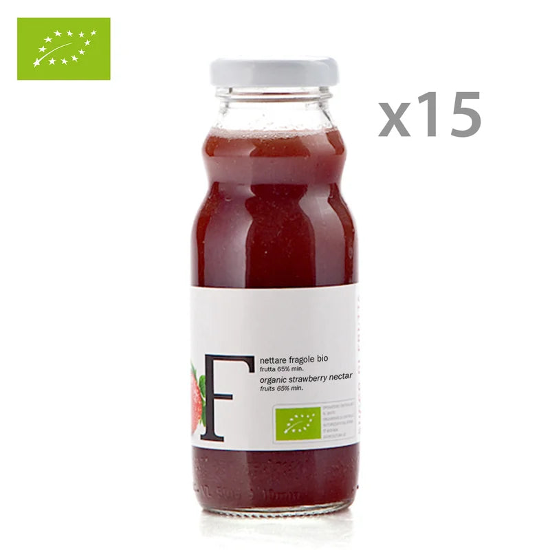 Nettare Fragola Biologica Italiana (15 bottiglie da 200ml)