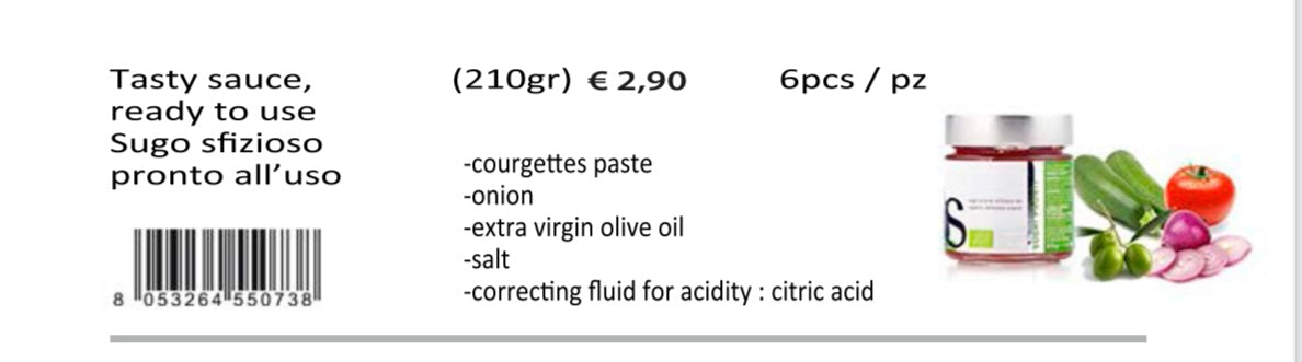 Sugo Sfizioso 6 vasetti
