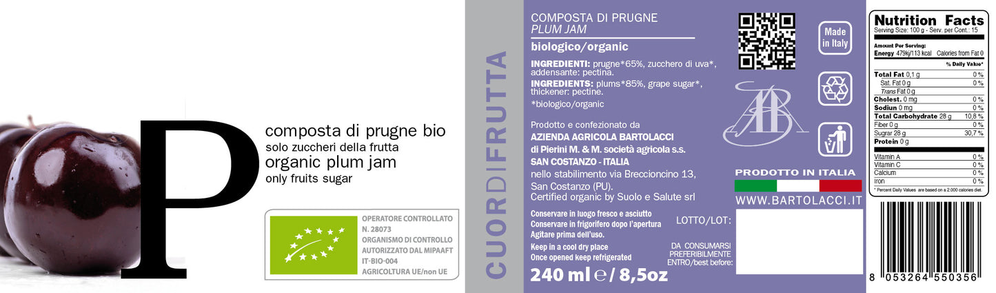 Cuordifrutta Biologica  (3 vasetti da 240g)