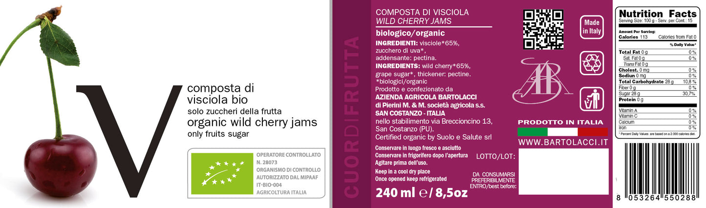 Cuordifrutta Biologica  (3 vasetti da 240g)